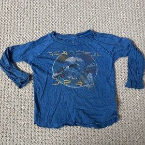 Rowdy Sprout Blue Graphic Long Sleeve Tee